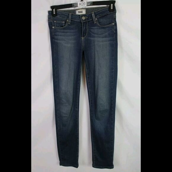 Paige Skyline Blue Jeans Skinny Ankle Light Wash Women's Size 26. - Picture 1 of 4
